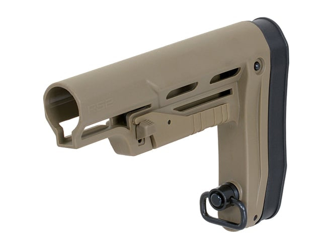 Calcio sottile RS2 per serie AR-15/M4 colore Dark Earth di APS