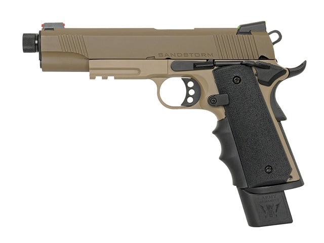 Pistola a gas 1911 R32 Sandstorm grigio scuro di ARMY ARMAMENT