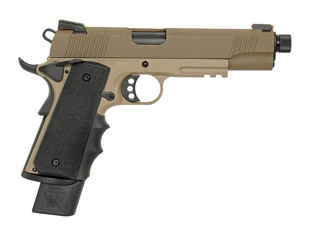 Pistola a gas 1911 R32 Sandstorm grigio scuro di ARMY ARMAMENT