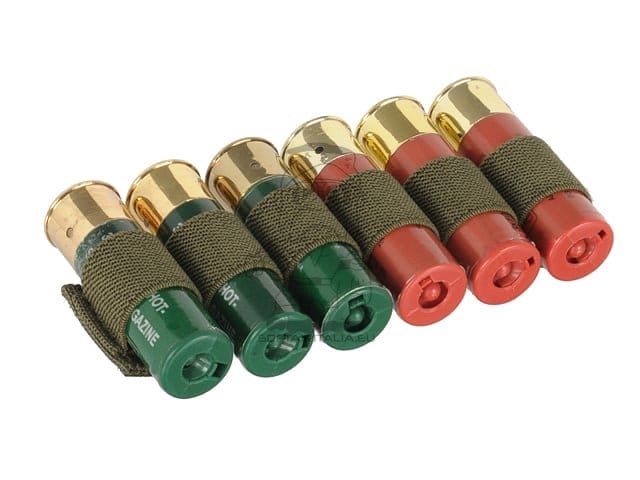 Tasca per 6 cartucce fucile a pompa - Oliva di 8FIELDS