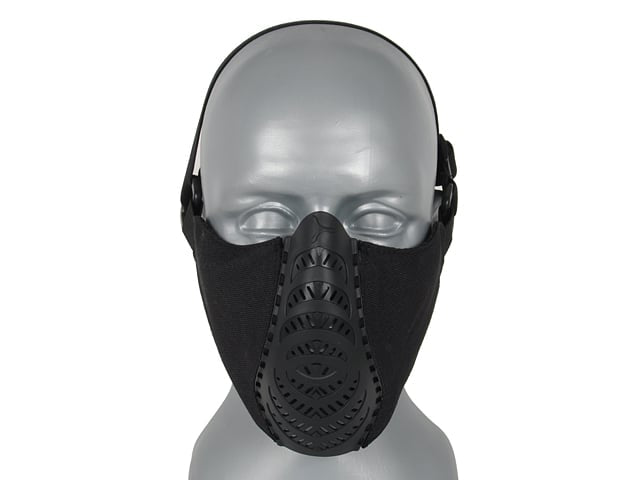 Maschera a mezza faccia nera di FMA