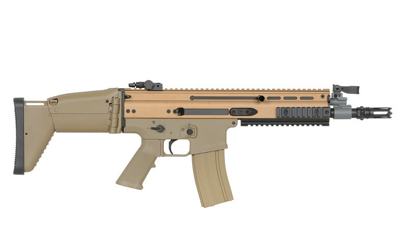 Fucile elettrico FN SCAR-L Tan con ETU di CYBERGUN