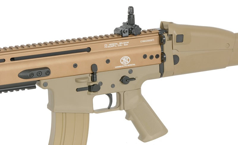 Fucile elettrico FN SCAR-L Tan con ETU di CYBERGUN