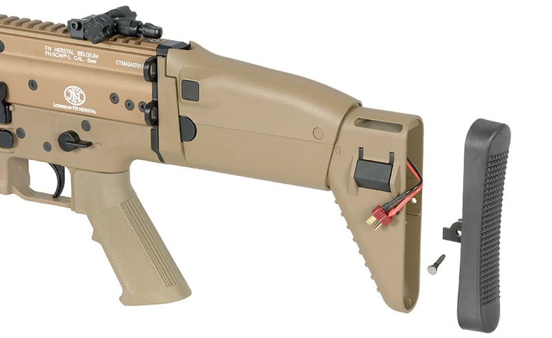 Fucile elettrico FN SCAR-L Tan con ETU di CYBERGUN