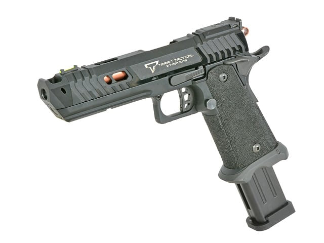 Caricatore lungo Hi-Capa R501/R603/R604 nero di JAG ARMS