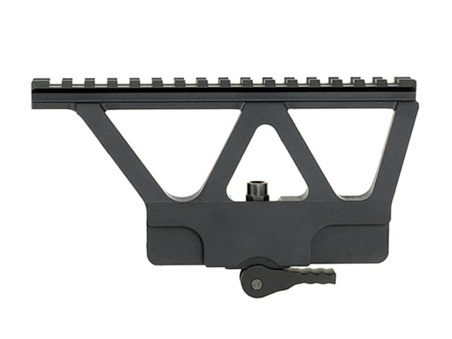 Supporto per ottica con rail per AK nero di M-ETAL
