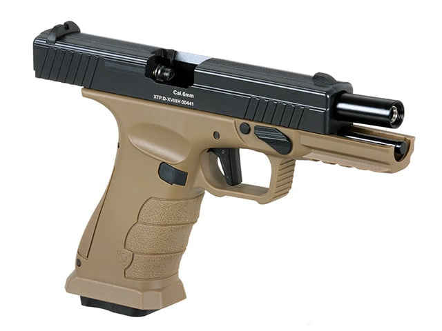 Pistola da addestramento XTP Xtreme Dark Earth di APS