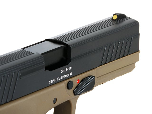 Pistola da addestramento XTP Xtreme Dark Earth di APS