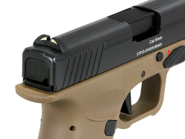 Pistola da addestramento XTP Xtreme Dark Earth di APS