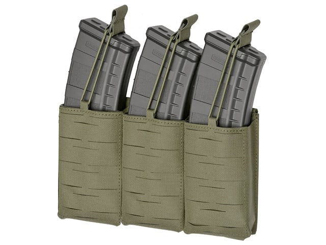 Pannello tattico laser-cut con 3 tasche AR15 Ranger Green di 8FIELDS