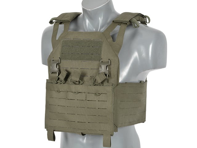 Plate Carrier Operativo Laser-Cut “Buckle Up” Ranger Green di 8FIELDS