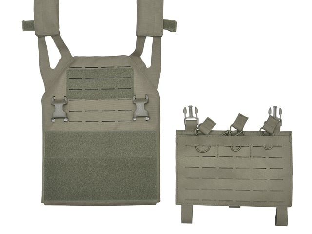 Plate Carrier Operativo Laser-Cut “Buckle Up” Ranger Green di 8FIELDS