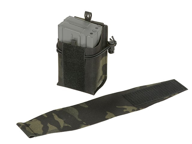 Pouch portacaricatore DMR 417 / SR25, taglio laser - Multicamo Black di 8FIELDS