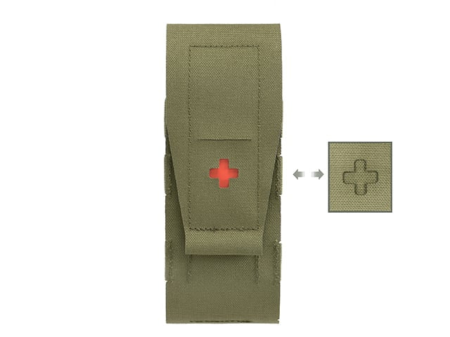 Inserto pannello medico taglio laser per tasca AR verde oliva di 8FIELDS