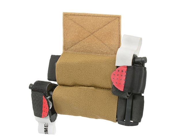 Porta-lacci emostatici doppio affiancato Tan di 8FIELDS