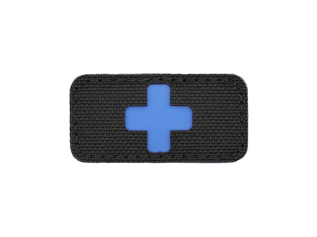 Patch Croce Medica Taglio Laser Blu di 8FIELDS