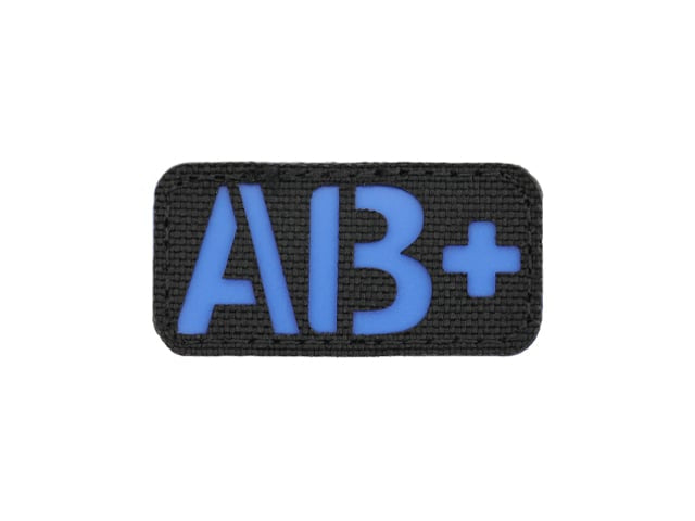 Patch gruppo sanguigno AB+ tagliata al laser blu di 8FIELDS