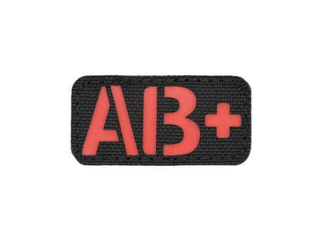 Patch identificativa AB+ taglio laser rossa di 8FIELDS