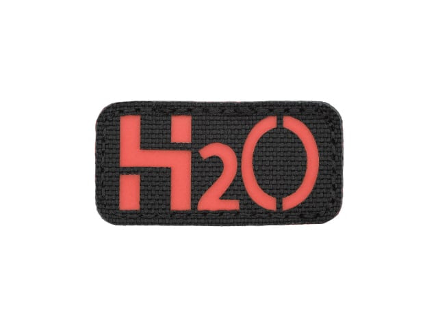Patch H2O tagliata al laser rossa di 8FIELDS