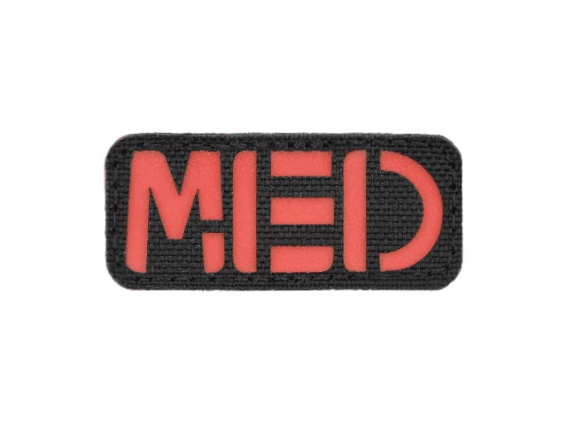 Patch MED Laser Cut rossa di 8FIELDS