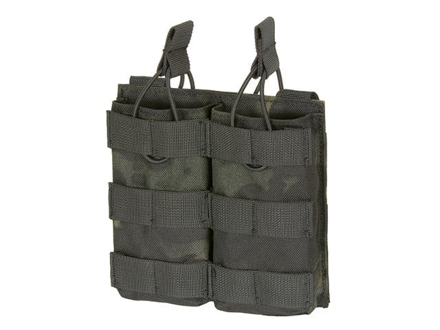 Tasca modulare doppia aperta per caricatori 5.56 Multicamo Black di 8FIELDS