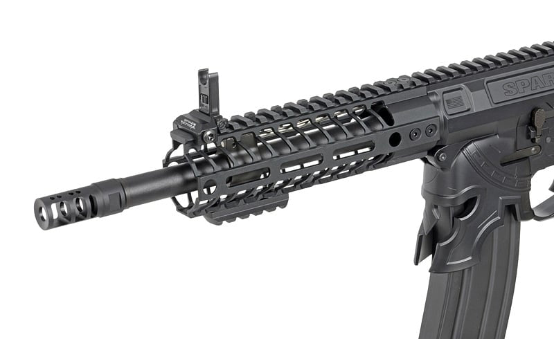 Replica elettrica CM.108B Spike's Rare Breed Spartan PDW nera di EMG