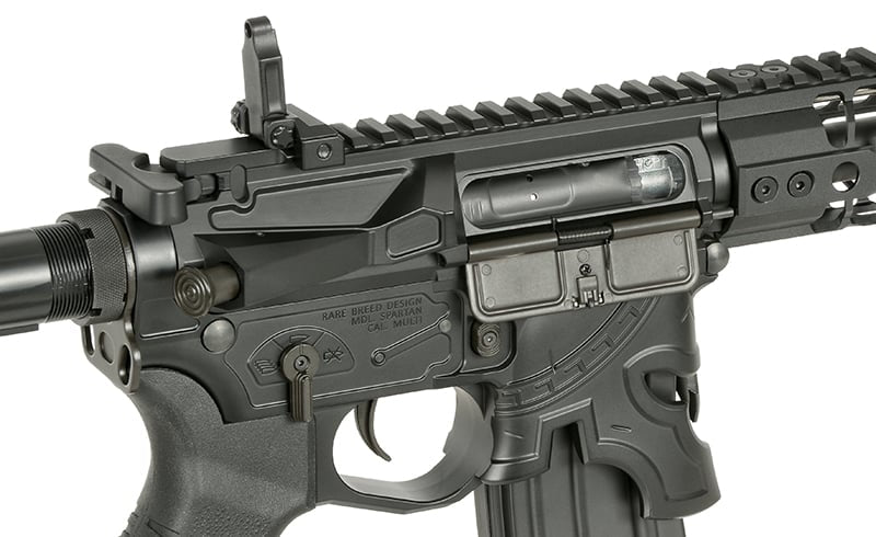 Replica elettrica CM.108B Spike's Rare Breed Spartan PDW nera di EMG