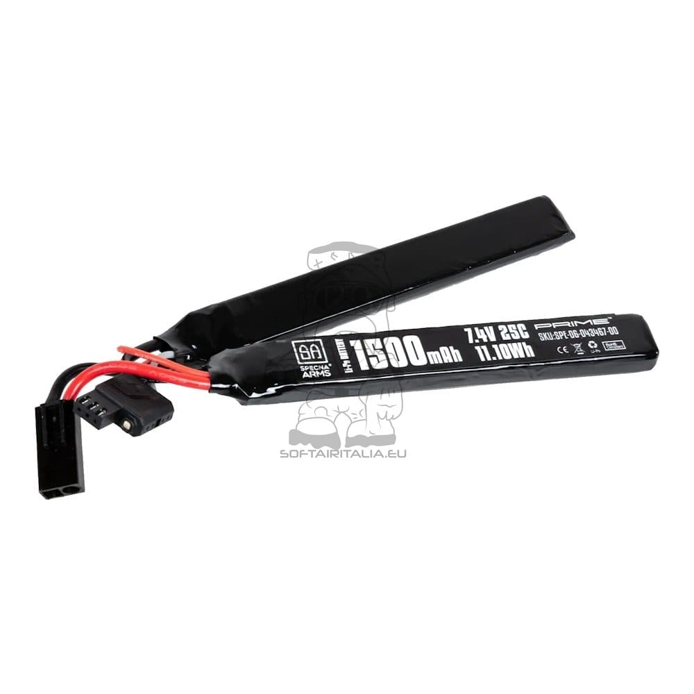 Batteria Li-Po 7.4V 1500mAh 25C Nunchuck di SPECNA ARMS