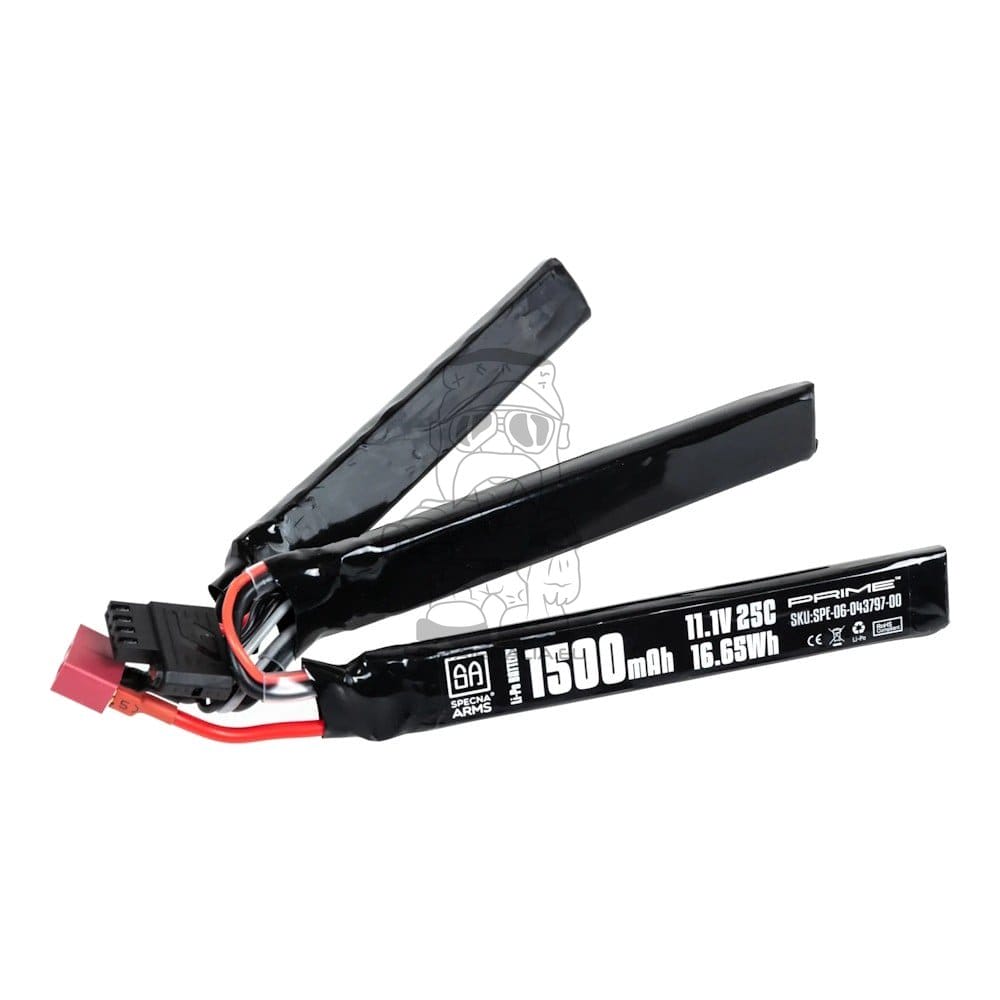 Batteria Li-Po 11.1V 1500mAh 25C Nunchuck 3 Deans di SPECNA ARMS