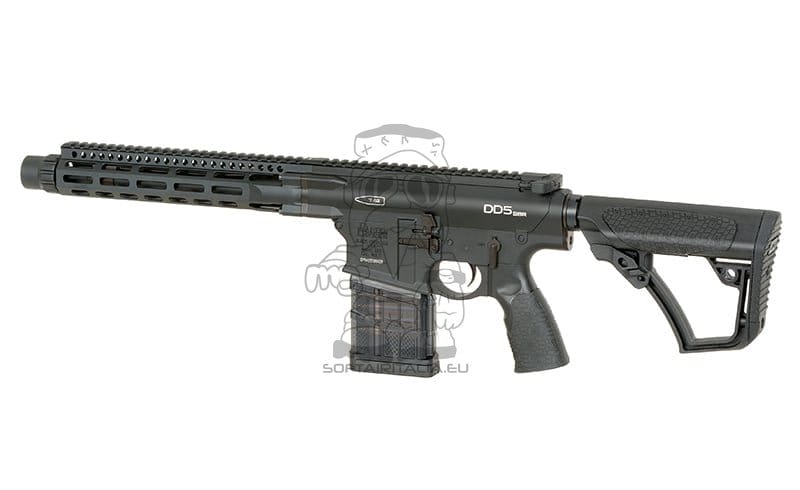 Replica Daniel Defense DD5 SBR 10.5" Eshooter ETU GEN-2 nera di EMG
