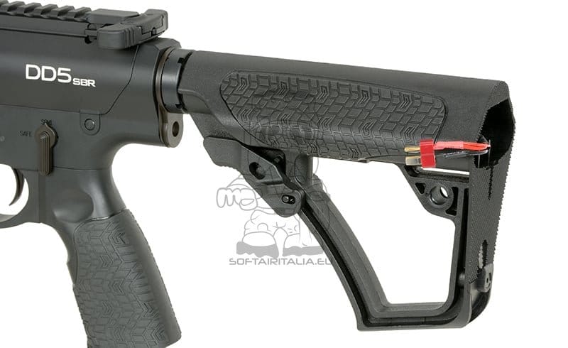 Replica Daniel Defense DD5 SBR 10.5" Eshooter ETU GEN-2 nera di EMG
