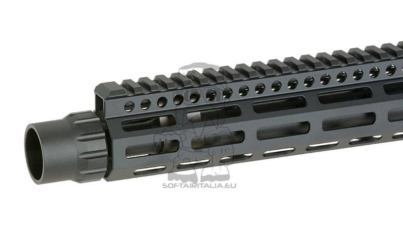 Replica Daniel Defense DD5 SBR 10.5" Eshooter ETU GEN-2 nera di EMG