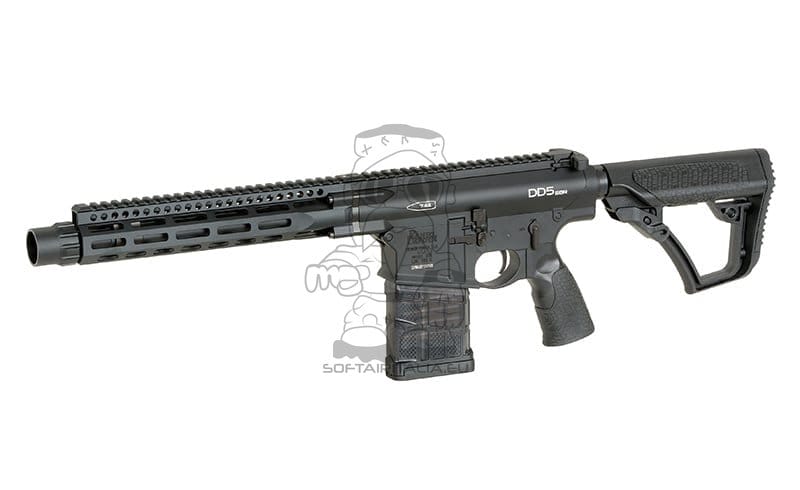 Replica Daniel Defense DD5 SBR 10.5" Eshooter ETU GEN-2 nera di EMG