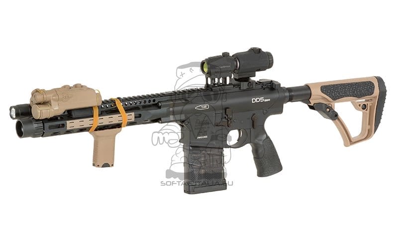 Replica Daniel Defense DD5 SBR 10.5" Eshooter ETU GEN-2 nera di EMG