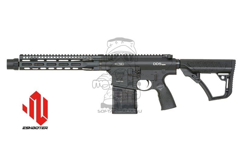 Replica Daniel Defense DD5 SBR 10.5" Eshooter ETU GEN-2 nera di EMG