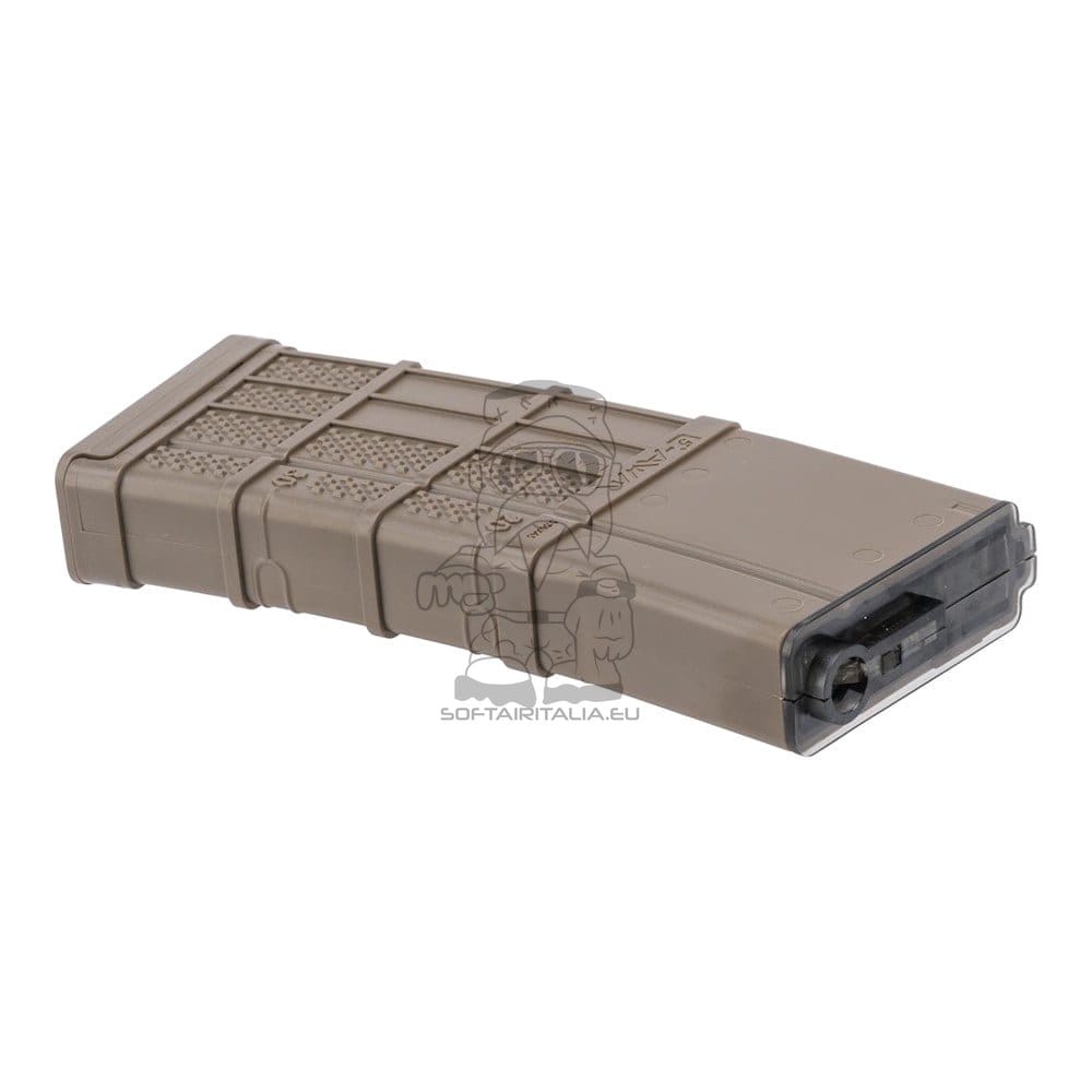 Caricatore Mid-Cap Lancer L5Awm 5.56 190 colpi tan di CYMA