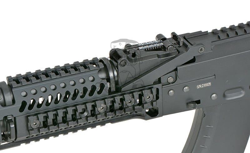 Fucile tattico AKM con ETU Eshooter GEN-2 nero di CYMA PLATINUM