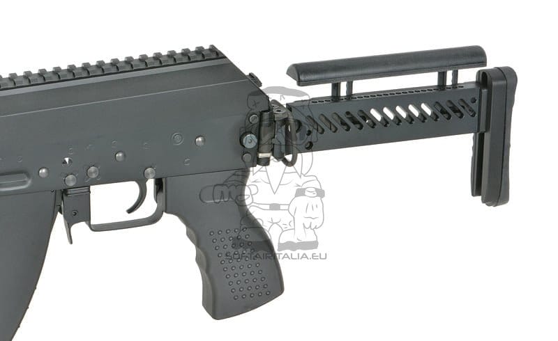 Fucile tattico AKM con ETU Eshooter GEN-2 nero di CYMA PLATINUM
