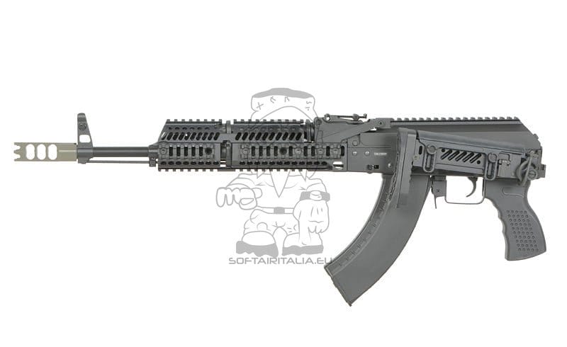 Fucile tattico AKM con ETU Eshooter GEN-2 nero di CYMA PLATINUM