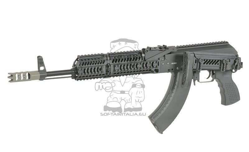 Fucile tattico AKM con ETU Eshooter GEN-2 nero di CYMA PLATINUM