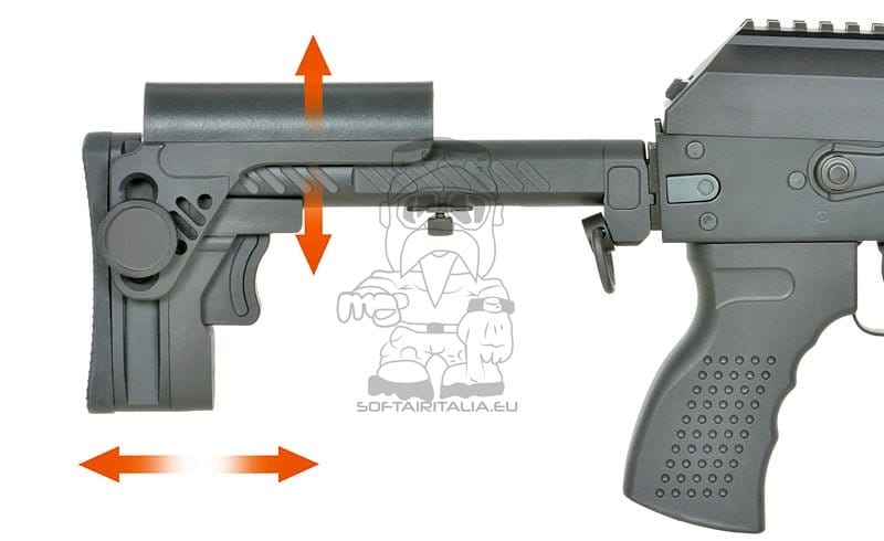 Fucile tattico AK-74 CM.113A Eshooter ETU GEN-2 nero di CYMA PLATINUM