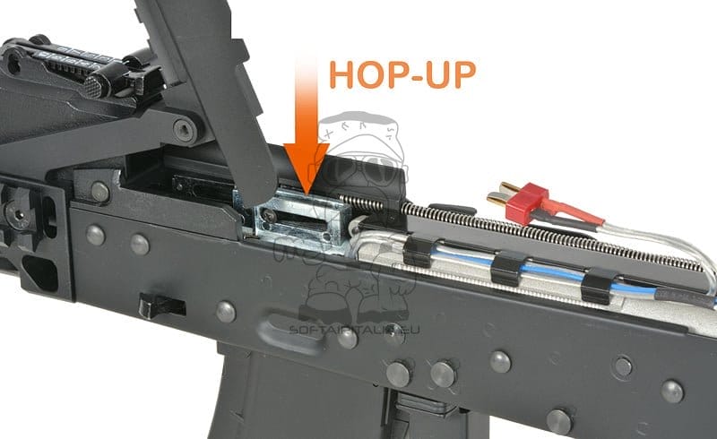 Fucile tattico AKM con ETU Eshooter GEN-2 nero di CYMA PLATINUM