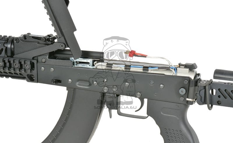 Fucile tattico AKM con ETU Eshooter GEN-2 nero di CYMA PLATINUM