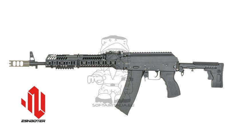 Fucile tattico AK-74 CM.113A Eshooter ETU GEN-2 nero di CYMA PLATINUM