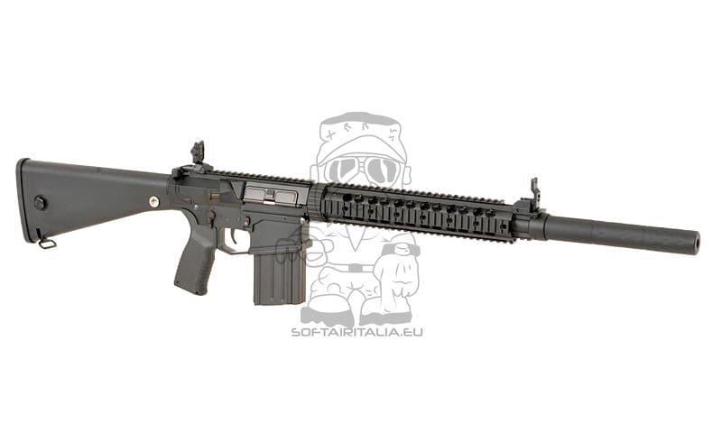 Fucile elettrico SR25 / AR10 Cm.098 e-Edition nero di CYMA PLATINUM