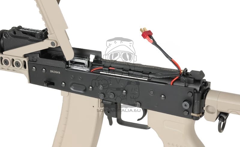 Fucile tattico AK-74 CM.113A con ETU Eshooter GEN-2 tan di CYMA PLATINUM