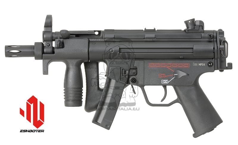 Replica H&K MP5 PDW CM.041PDW con ETU Eshooter GEN-2 di UMAREX