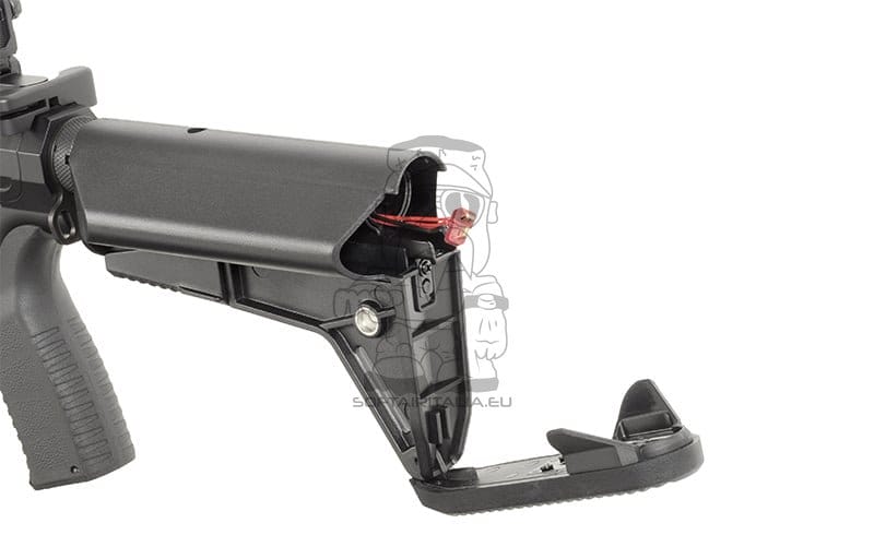 Fucile elettrico SR25 / AR10 con ETU Eshooter Gen-2 nero di CYMA PLATINUM