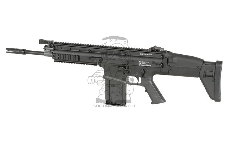 Replica FN SCAR-H CM.063H con ETU Eshooter GEN-2 nera di EMG