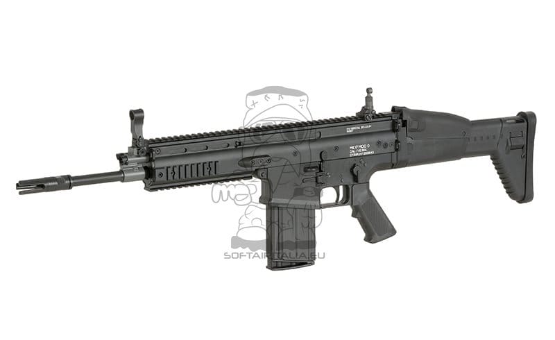 Replica FN SCAR-H CM.063H con ETU Eshooter GEN-2 nera di EMG